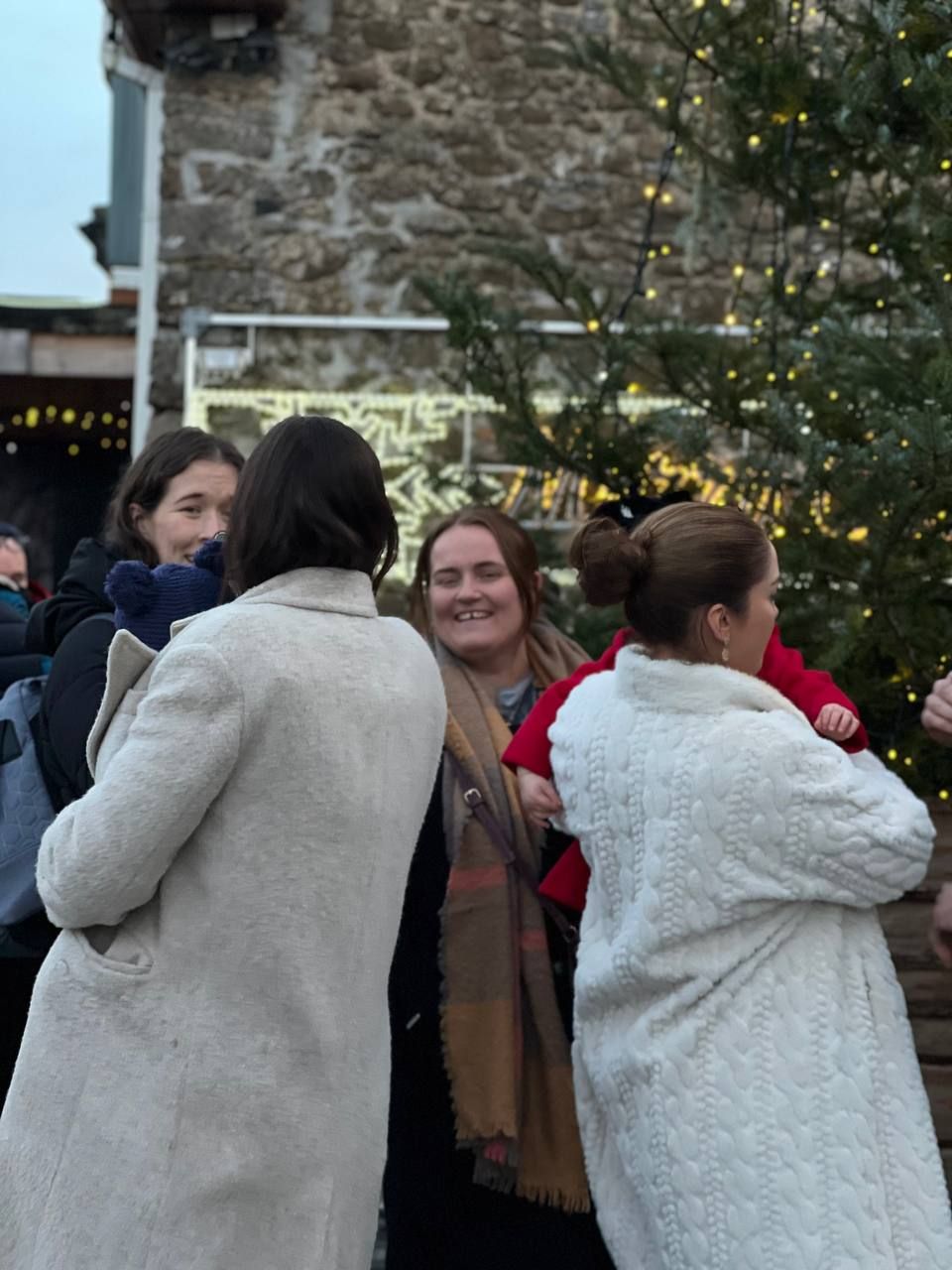Friends at the market