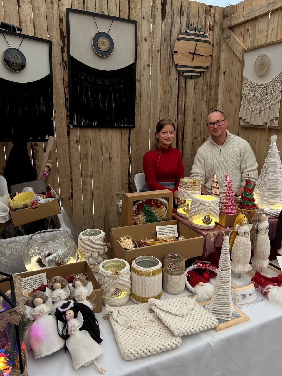 Macramé stall